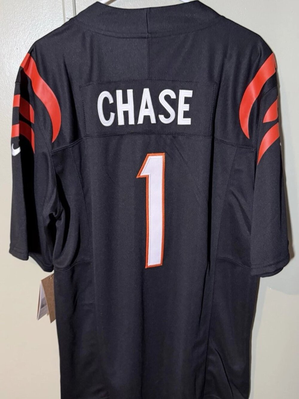 Ja'Marr Chase Black Stitched Jersey Vapor